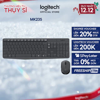 Bộ bàn phím chuột không dây Logitech MK235