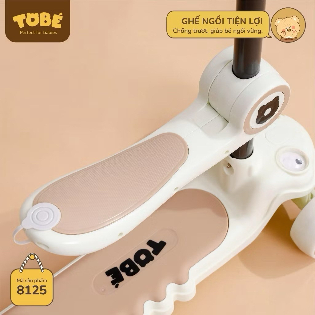 {Chính hãng} TOBÉ Xe Scooter ZOBA 2in1 thiết kế thông minh , hỗ trợ vận động cho bé
