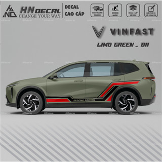 Decal dán xe LIMO GREEN -  Tem dán xe LIMO GREEN mẫu mới nhất nhiều màu sắc ( MẪU 011 )