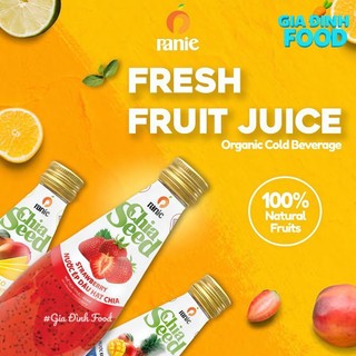 [Thùng x24 Chai] Nước Trái Cây Hạt Chia Bổ Dưỡng Panie Juice Việt Nam Chai 290ml