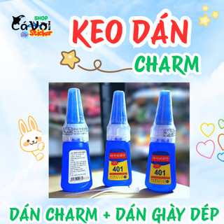 KEO DÁN CHARM- Keo 401- 20g - Dán charm- dán móng- dán giày dép siêu chắc chắn- Khuyên nên dùng