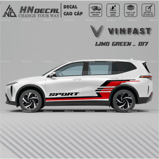 Decal dán xe LIMO GREEN -  Tem dán xe LIMO GREEN mẫu mới nhất nhiều màu sắc ( MẪU 017 )