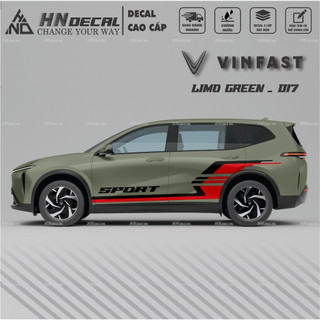 Decal dán xe LIMO GREEN -  Tem dán xe LIMO GREEN mẫu mới nhất nhiều màu sắc ( MẪU 017 )