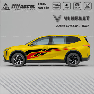 Decal dán xe LIMO GREEN -  Tem dán xe LIMO GREEN mẫu mới nhất nhiều màu sắc ( MẪU 022 )