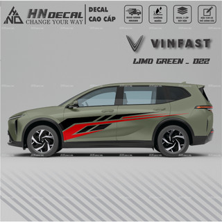 Decal dán xe LIMO GREEN -  Tem dán xe LIMO GREEN mẫu mới nhất nhiều màu sắc ( MẪU 022 )
