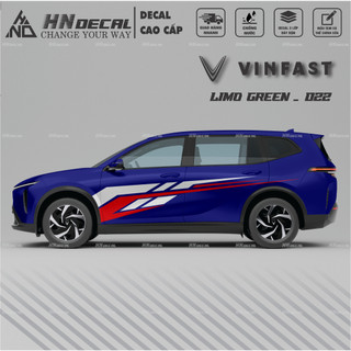 Decal dán xe LIMO GREEN -  Tem dán xe LIMO GREEN mẫu mới nhất nhiều màu sắc ( MẪU 022 )