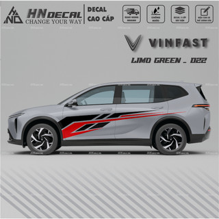 Decal dán xe LIMO GREEN -  Tem dán xe LIMO GREEN mẫu mới nhất nhiều màu sắc ( MẪU 022 )