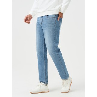Quần jeans nam baggy mài xước YODY mềm mại, thoải mái khi mặc MCJE25A020