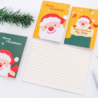 Combo 10 cuốn sổ A7 mini ghi chép dễ thương dùng làm quà tặng cho bé diệp lễ Giáng Sinh Noel Ý Nghĩa