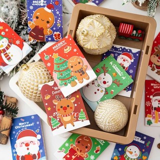 Combo 10 cuốn sổ A7 mini ghi chép dễ thương dùng làm quà tặng cho bé diệp lễ Giáng Sinh Noel Ý Nghĩa