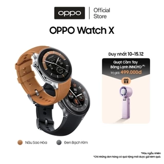 Đồng hồ thông minh OPPO Watch X | Chế Độ Thể Thao Chuyên Nghiệp | Chỉ tương thích ANDROID* - Hàng chính hãng