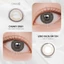 Kính áp tròng khoá ẩm 10H 3 Tháng Màu Xám Rêu CARASE, Lens cận CHUNKY GRAY