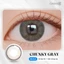 Kính áp tròng khoá ẩm 10H 3 Tháng Màu Xám Rêu CARASE, Lens cận CHUNKY GRAY