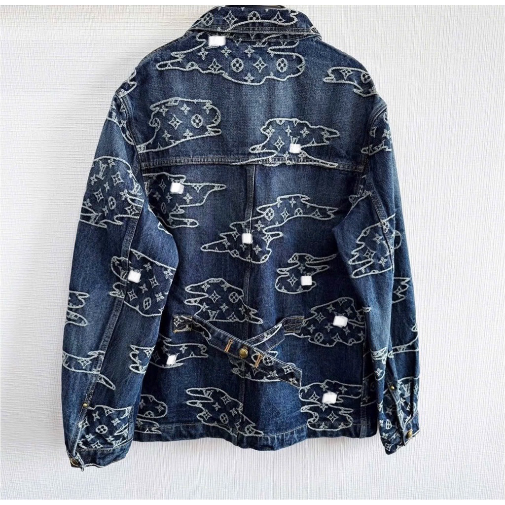 ⚡️[Hight Quality] Full Bộ Quần / Áo Denim \/ Mono Jacket - Điểm Nhấn Thêu Đồng Bộ Màu Sắc Tinh Tế Nam Nữ