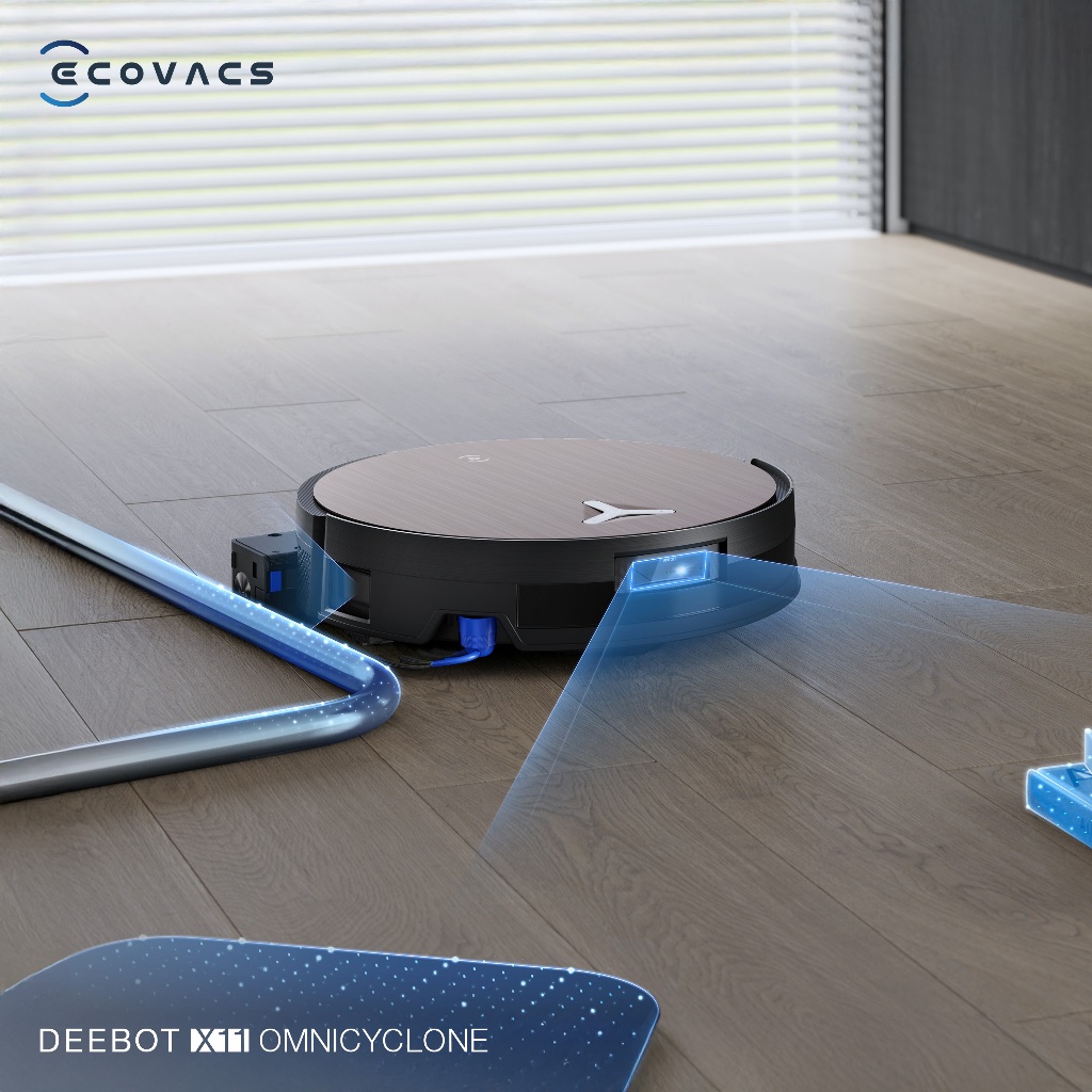 Robot hút bụi lau nhà Ecovacs DEEBOT X11 OmniCyclone - Bảo hành chính hãng 24 tháng