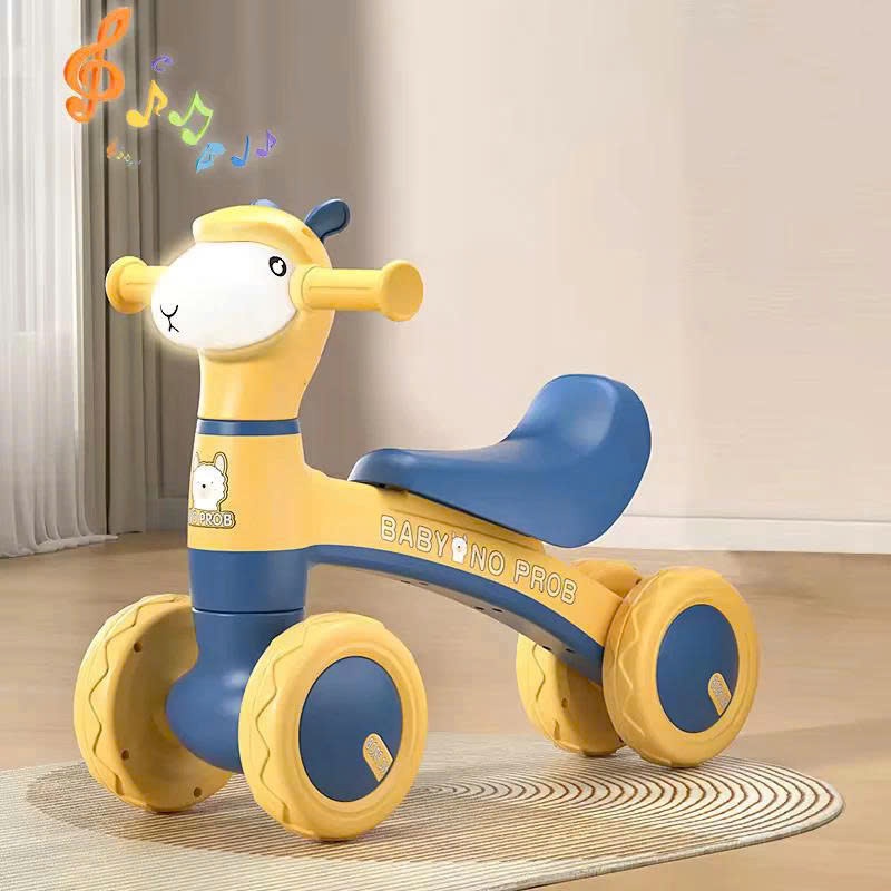 Xe chòi chân con cừu có Nhạc có Đèn Tăng Khả Năng Vận Động Cho Trẻ từ 1- 5 tuổi BI BÔ SHOP