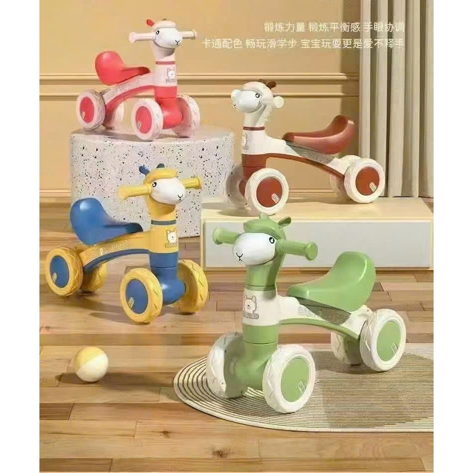 Xe chòi chân con cừu có Nhạc có Đèn Tăng Khả Năng Vận Động Cho Trẻ từ 1- 5 tuổi BI BÔ SHOP