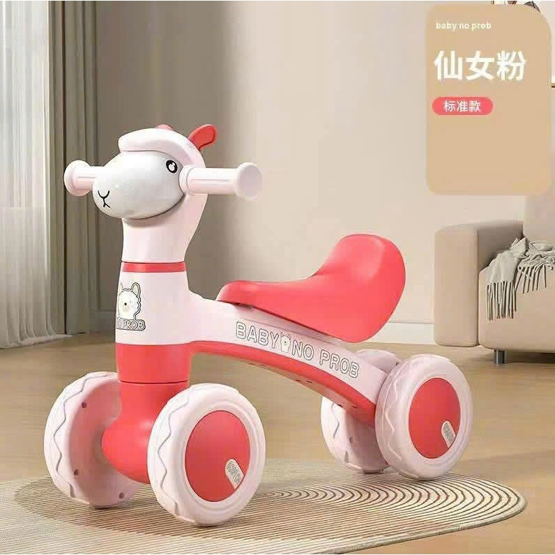 Xe chòi chân con cừu có Nhạc có Đèn Tăng Khả Năng Vận Động Cho Trẻ từ 1- 5 tuổi BI BÔ SHOP