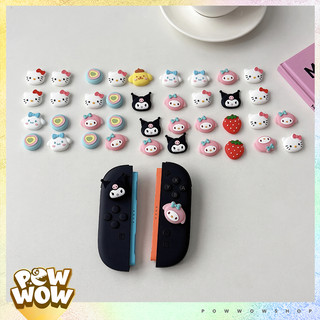 SWITCH2 Set 4 Nút Bọc Analog Joycon Dành Cho Nintendo Switch 2 Hình Dâu Tây Sanrio Pastel Ngọt Ngào Đáng Yêu