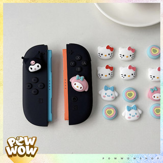 SWITCH2 Set 4 Nút Bọc Analog Joycon Dành Cho Nintendo Switch 2 Hình Dâu Tây Sanrio Pastel Ngọt Ngào Đáng Yêu