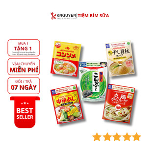 Các loại hạt nêm Nhật Ăn Dặm cho bé