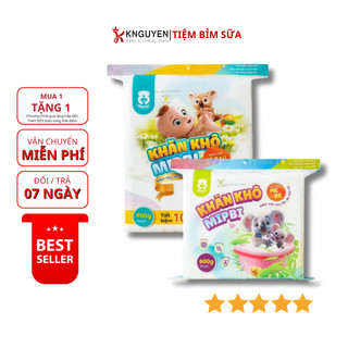 KHĂN VẢI KHÔ ĐA NĂNG DÀNH CHO MẸ VÀ BÉ MIPBI 600 / 900g