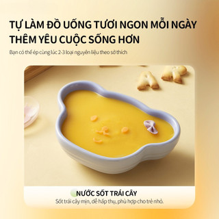 Máy Ép Chậm Bear 0,8L SJ-4H01U (YZJ-F01D6) Làm Nước Ép Trái Cây Rau Củ Quả,Làm Kem,Bảo Hành 18 Tháng