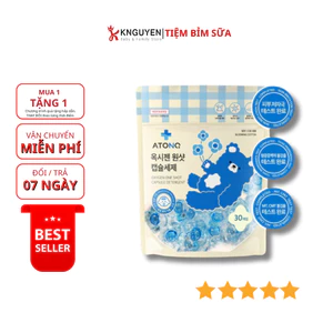 Viên giặt All in one cho bé và gia đình, an toàn, hương thơm dịu nhẹ, gói 30 viên