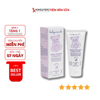 Gel massage chiết xuất hạnh nhân Babycoccole 75ml 0M+