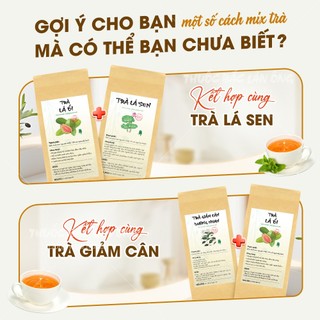 Trà búp ổi túi lọc, trà lá ổi non, bịch 30 túi lọc x 3g, đậm vị trà, tốt cho sức khỏe - Lãn Ông