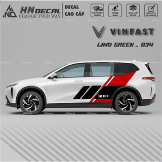 Decal dán xe LIMO GREEN -  Tem dán xe LIMO GREEN mẫu mới nhất nhiều màu sắc ( MẪU 034 )