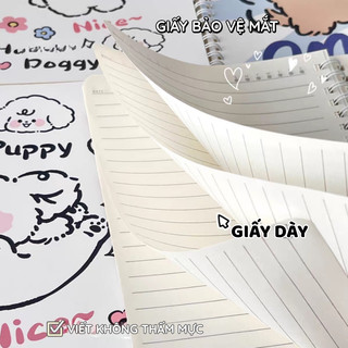Sổ Tay Pochacco A5, 60 trang vở kẻ ngang Dày Dặn - Notebook Kẻ Ngang, Không Lem Mực, Họa Tiết Hoạt Hình Dễ Thương