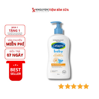 Sữa tắm gội Cetaphil Nhập khẩu 230ml/400ml, an toàn, dịu nhẹ cho bé