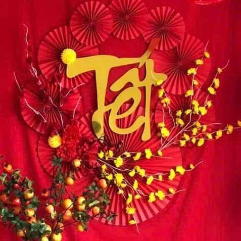 Bộ chữ tết 2026 Siêu Đẹp, treo tường, Dán tường