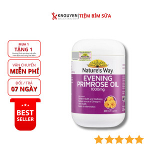 Viên Uống Tinh Dầu Hoa Anh Thảo Nature's Way Evening Primrose Oil Hỗ Trợ Cân Bằng Nội Tiết Tố Nữ