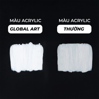 Màu Nước Acrylic Dạng Tuýp 12ml Global Art Vẽ Trên Nhiều Chất Liệu, Màu Tươi Sáng, Chống Nước, Chồng Được Màu