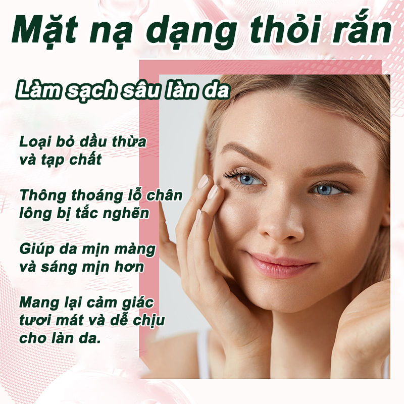 【MUA 1 TẶNG 1】Thanh lăn mặt nạ đất sét,que lăn mặt làm sạch lỗ chân lông, Thanh lăn mặt nạ đất sé, khít lỗ chân lông