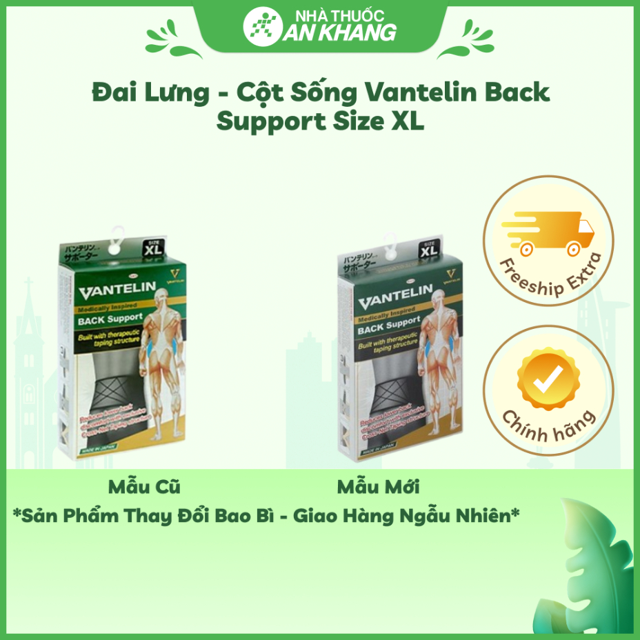 Đai lưng - cột sống Vantelin Back Support size XL