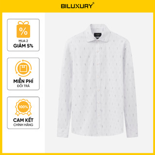 [T7_SALE 20%_HT] Áo Sơ Mi Nam Dài Tay Họa Tiết Dọc Mảnh 9SMDH573TRK Form Slimfit Thấm Hút Tốt Bamboo Kháng Khuẩn