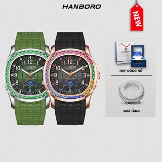 Đồng Hồ Cơ Nam HANBORO 755 [4547] | Kính Sapphire | Máy Miyota | Tặng Bóp Đựng Đồng Hồ