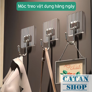 Móc Nhựa Acrylic Dán Tường Treo Chìa Khóa, Giỏ Xách, Vật Dụng Siêu Tiện Lợi. Móc Acrylic Treo Đồ