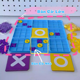 Đồ Chơi XO Thế Hệ Mới Bản Nâng Cấp - Đồ Chơi Giải Trí Rèn Luyện Tư Duy Logic Chiến Lược Đấu Trí, Gắn Kết Cha Mẹ Và Bé