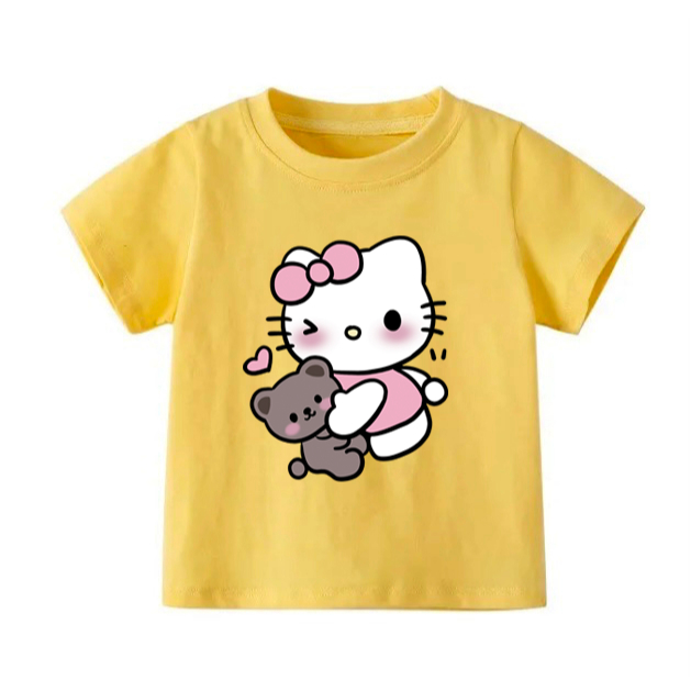 👕 Áo Thun Bé Gái mềm mịn thoáng mát in hình dễ thương 👕 AT271