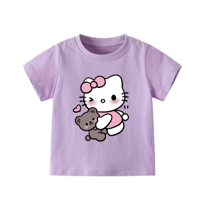 👕 Áo Thun Bé Gái mềm mịn thoáng mát in hình dễ thương 👕 AT271