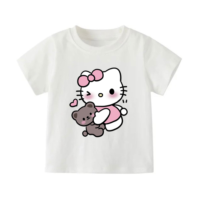 👕 Áo Thun Bé Gái mềm mịn thoáng mát in hình dễ thương 👕 AT271