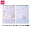 Sổ Phác Thảo A4/8K Giấy Dày 160gsm 120 Trang Deli - Số Vẽ Sketchbook Gáy Lò Xo Bìa Cứng Họa Tiết Cute