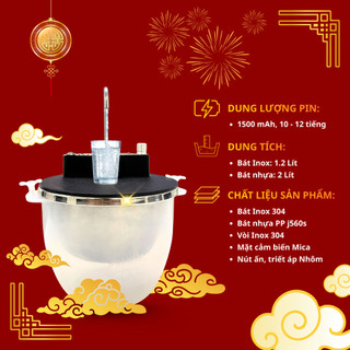 Máy Rót Rượu May Mắn Mới - Rót Tự Động, Tính Năng Trò Chơi Rót Hên Xui Ngẫu Nhiên, Bảo Hành 12 Tháng