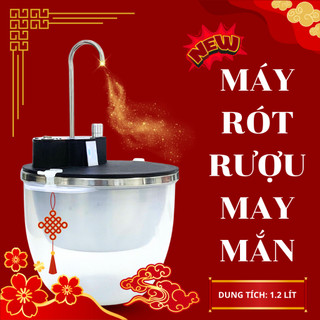Máy Rót Rượu May Mắn Mới - Rót Tự Động, Tính Năng Trò Chơi Rót Hên Xui Ngẫu Nhiên, Bảo Hành 12 Tháng