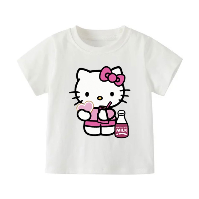 👕 Áo Thun Bé Gái mềm mịn thoáng mát in hình dễ thương 👕 AT274