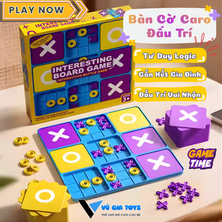 Đồ Chơi XO Thế Hệ Mới Bản Nâng Cấp - Đồ Chơi Giải Trí Rèn Luyện Tư Duy Logic Chiến Lược Đấu Trí, Gắn Kết Cha Mẹ Và Bé